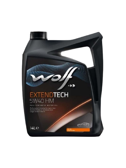 Моторное масло Wolf ExtendTech 5W-40 HM, 4л 